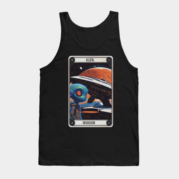 Alien Invasion Tank Top by Trendsdk